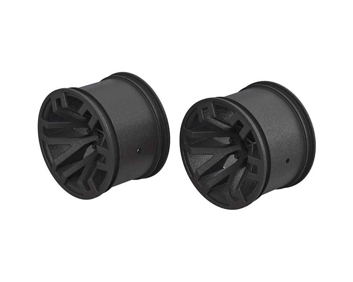 Arrma 1/10 Monster Truck Front/Rear 2.8 Wheels, 14mm Hex, Black (2)
