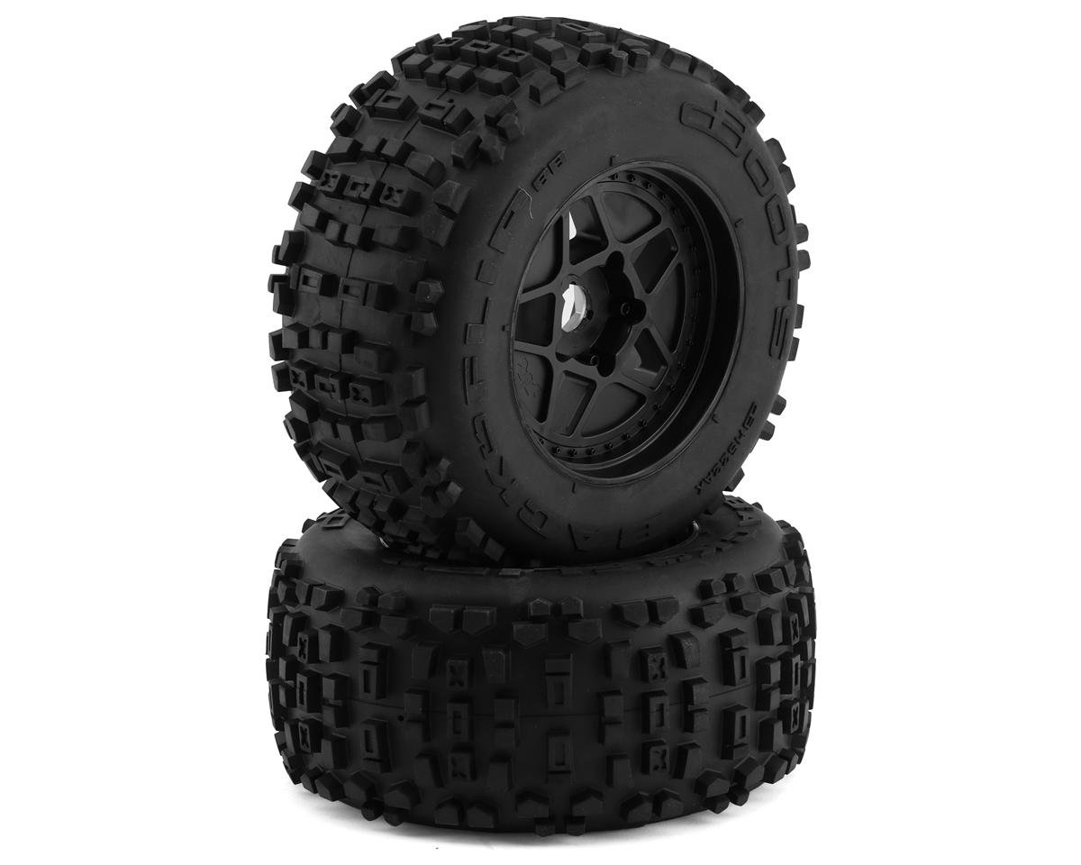 Arrma dBoots Back-Flip Big Block MT Pre-Mounted Tires (Black) (2) w/17mm Hex