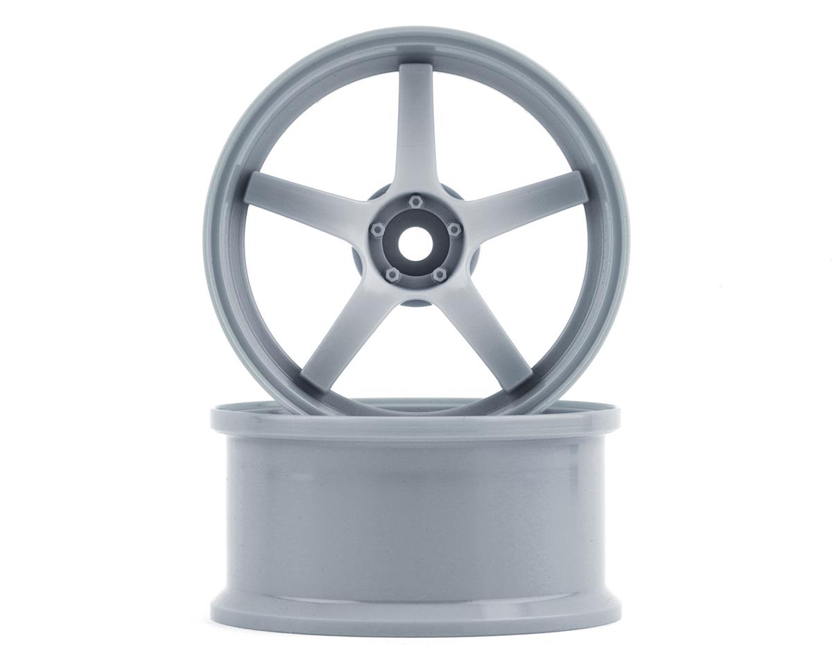 ARP ARW02 5 Mode 5-Spoke Drift Wheels (Matte Silver) (2) (8mm Offset)