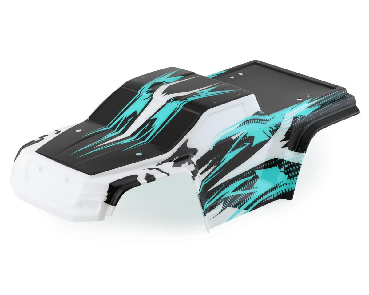 Team Associated RIVAL MT8 Pre-Painted Body Set (Teal)