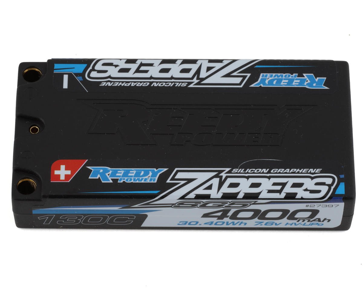 Reedy Zappers HV SG5 2S Shorty 130C LiPo Battery (7.6V/4000mAh) w/5mm Bullets