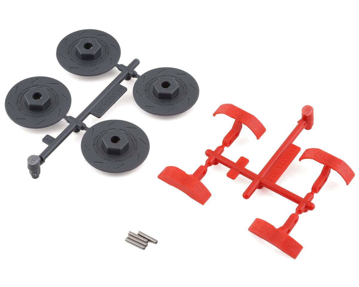 Team Associated Apex2 Wheel Hexes & Caliper Set