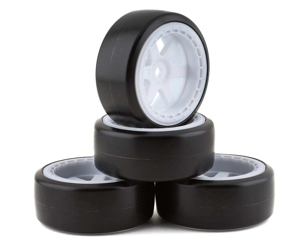 Team Associated Hoonitruck Pre-Mounted Drift Tires & Wheels (4) w/12mm Hex