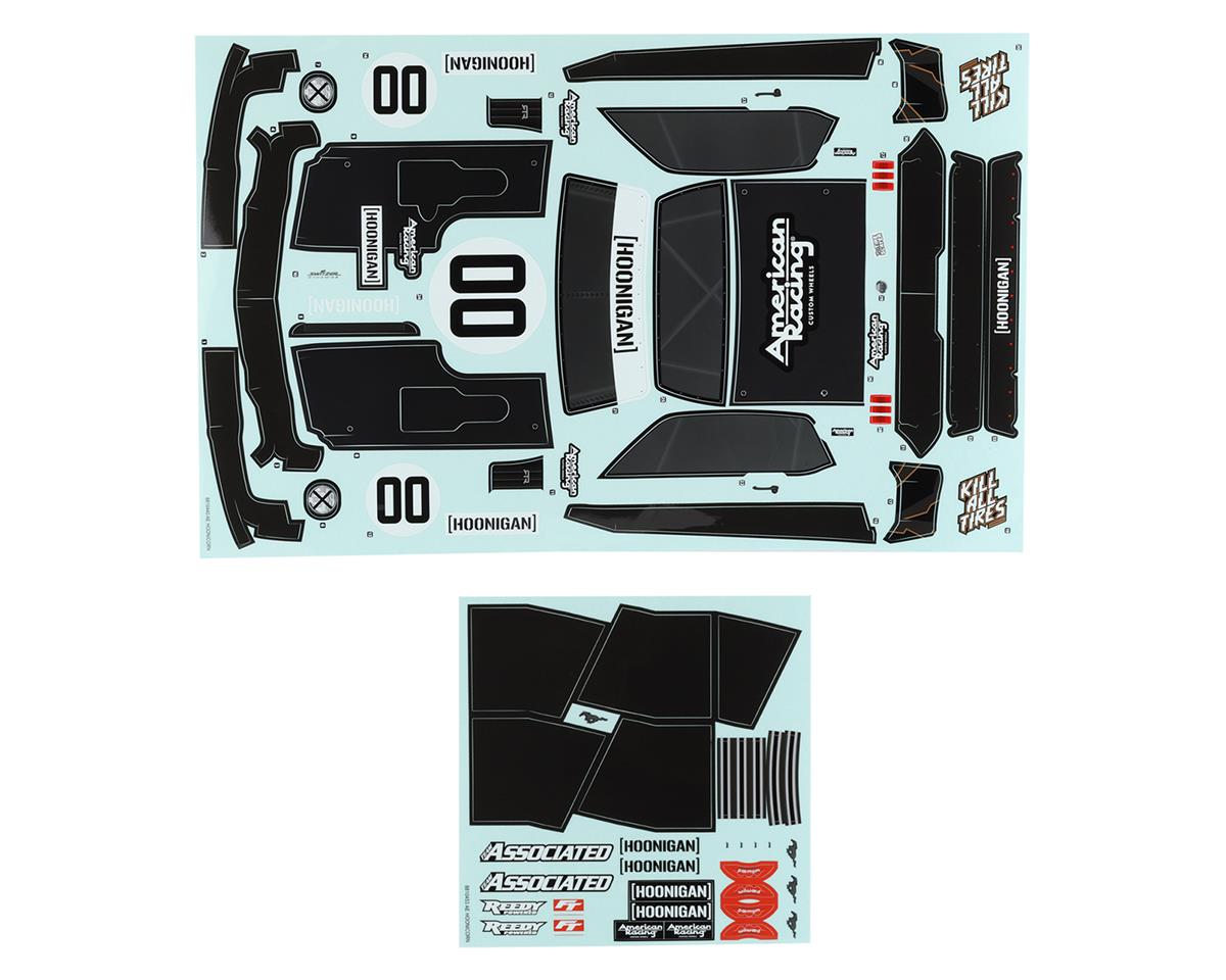 Team Associated Hoonicorn Body Decal Sheet