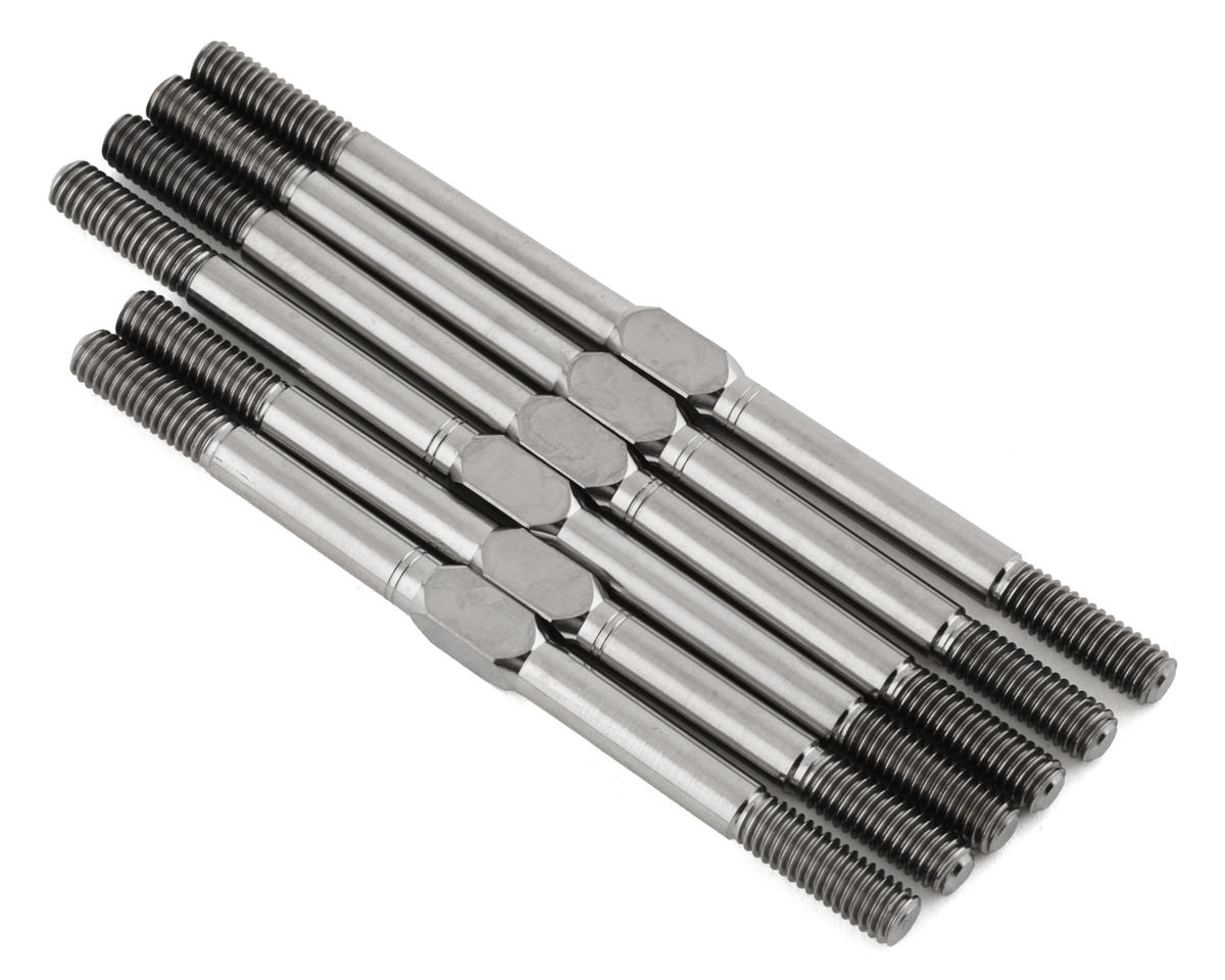 Team Associated Factory Team RC10T6.2/SC6.2 3.5mm Titanium Turnbuckle Set (6)