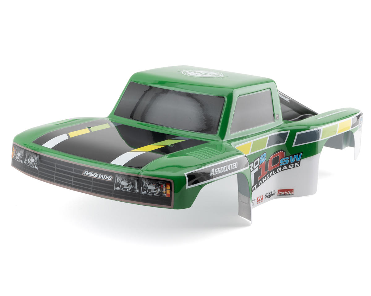 Team Associated Pro2 LT10SW SC Truck Pre-Painted Body (Green)