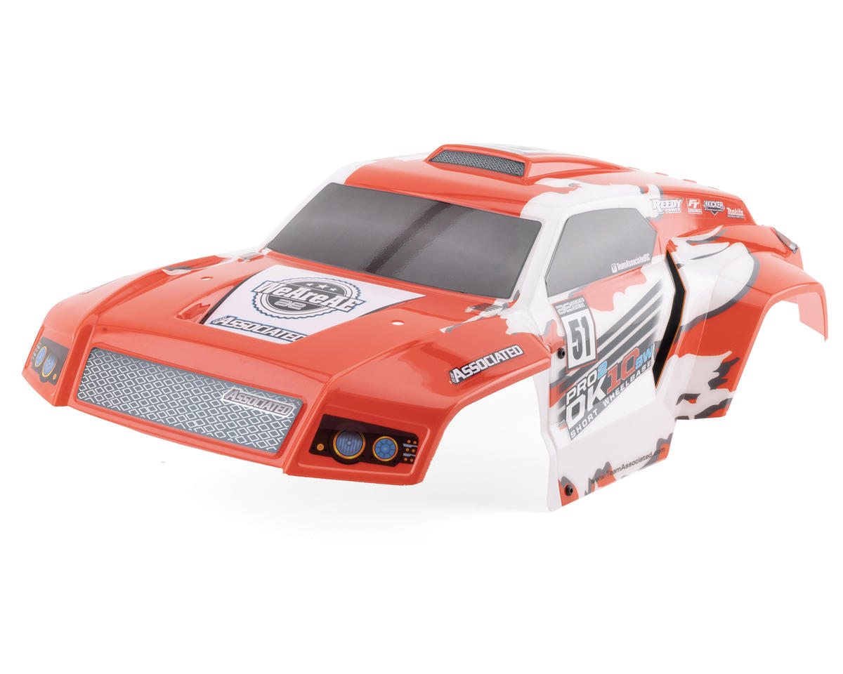 Team Associated Pro2 DK10SW Dakar Rally Racer Pre-Painted Body (Red)