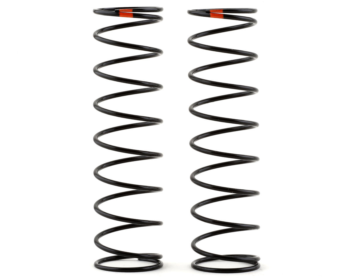 Team Associated RC8T4 Rear V2 Shock Spring Set (Orange - 4.9lb/in)