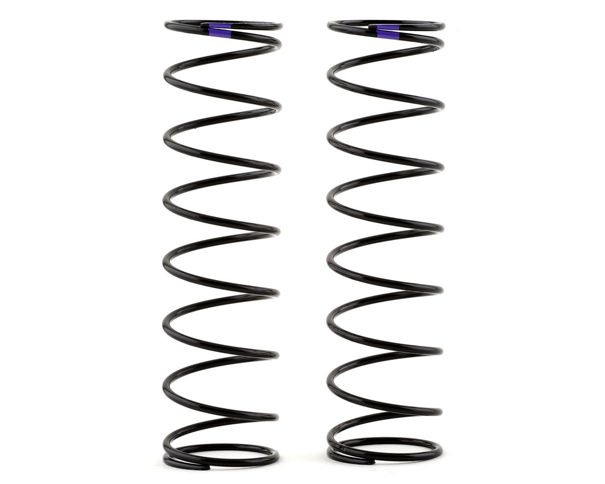 Team Associated RC8T4 Rear V2 Shock Spring Set (Purple - 5.1lb/in)