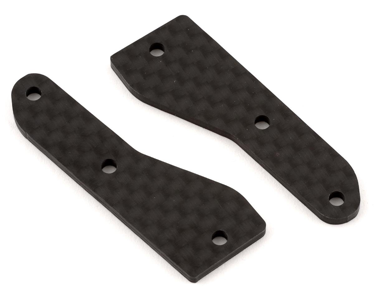 Team Associated RC8B4/RC8B4e Factory Team Carbon Front Upper Arm Inserts (2) (2.0mm)
