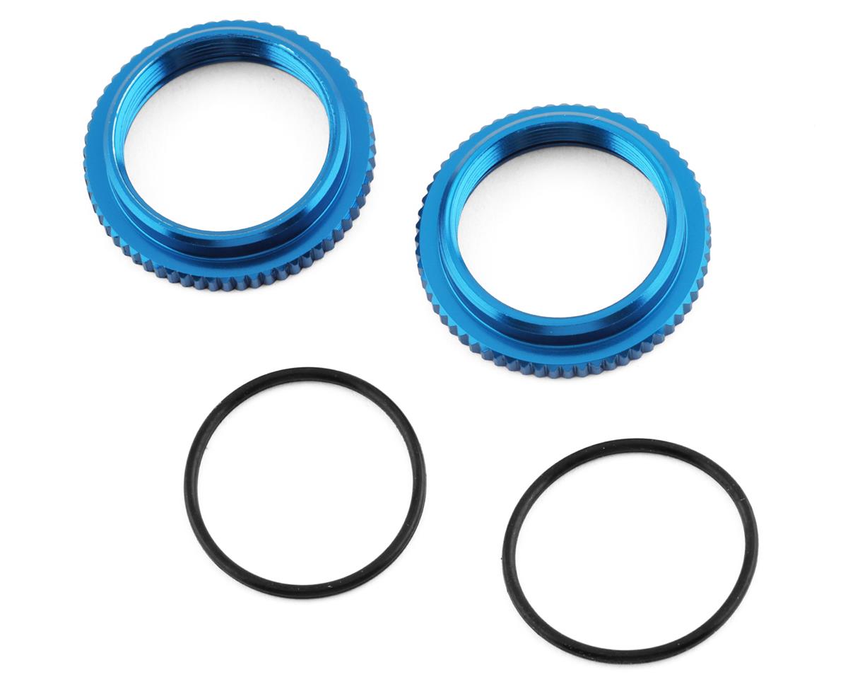 Team Associated 13mm Shock Collars (Blue)