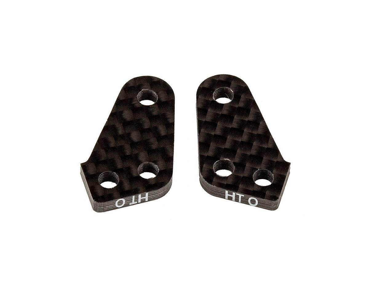 Team Associated RC10B74.1 Factory Team Carbon Fiber HT +0 Steering Block Arms