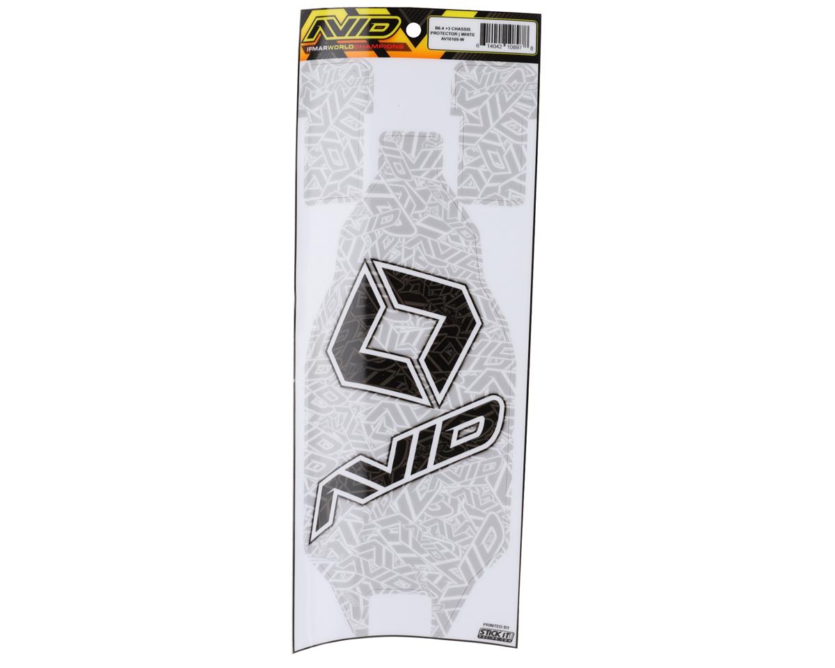 Avid RC Associated RC10B6.4 Precut Chassis Protective Sheet (White)