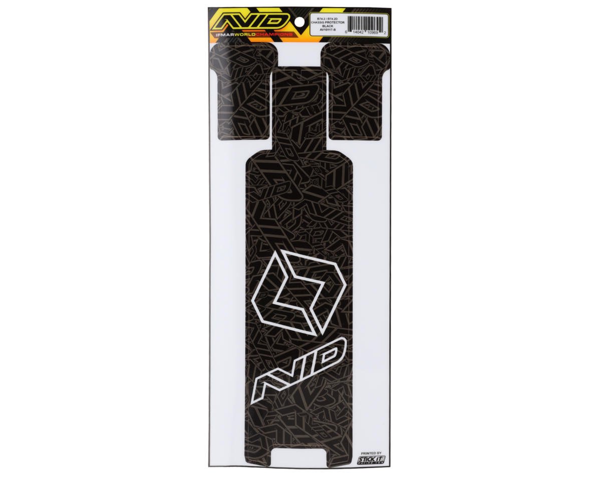 Avid RC Associated B74.2/B74.2D Chassis Protector (Black)