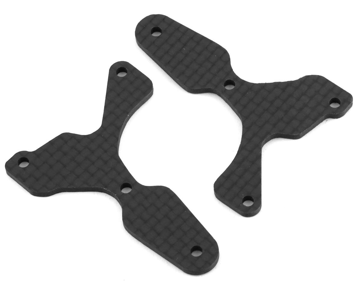 Avid RC RC8B4/RC8B4e Carbon Front Lower Arm Inserts (2) (2mm)