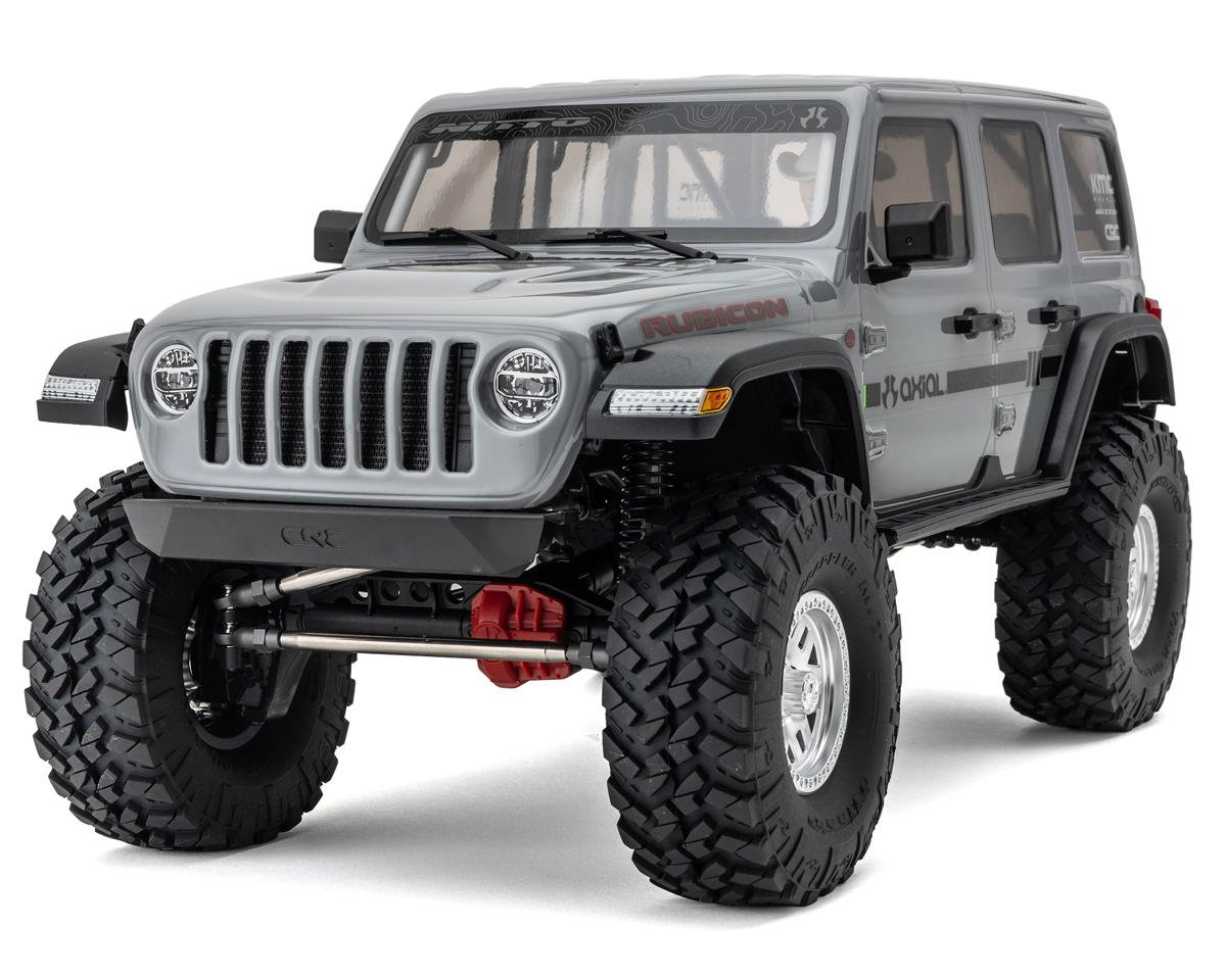 Axial SCX10™ III "Jeep® JLU Wrangler" 1/10 Scale RTR 4WD Rock Crawler (Grey) w/Portals & DX3™ 2.4GHz Radio