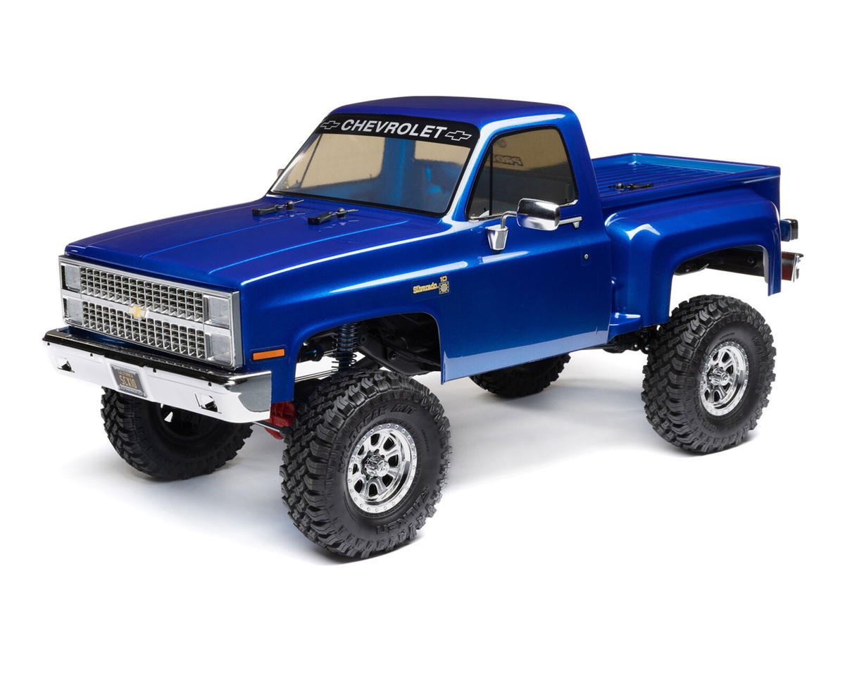 Axial SCX10 III 1982 Chevy K10 "Base Camp" RTR 4WD Rock Crawler (Blue) w/2.4GHz Radio
