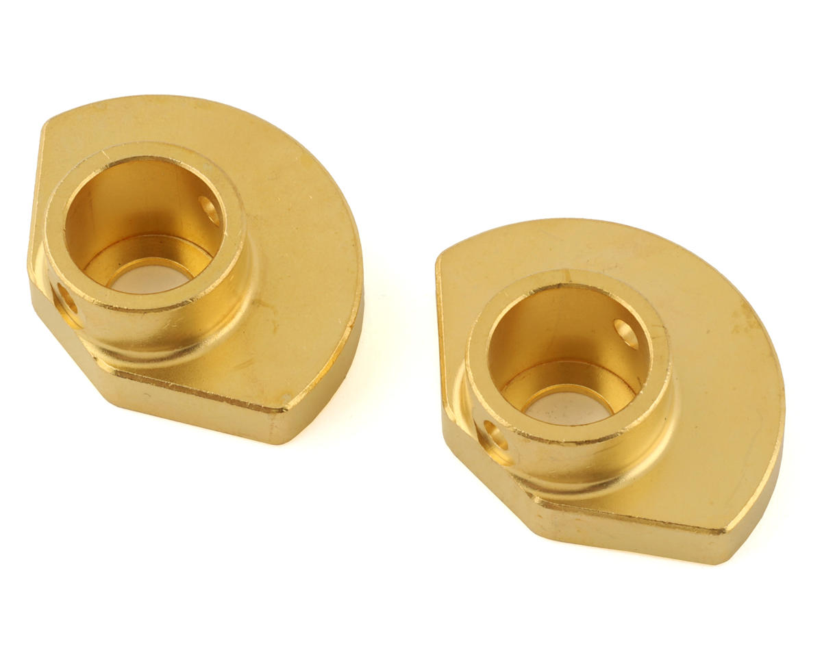 Axial SCX10 Pro Comp Crawler Brass Rear Axle Tube Caps (2) (30g)