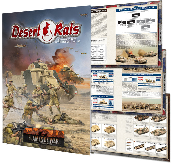 Flames of War: WWII: Campaign Book (FW241) - Desert Rats, British Forc