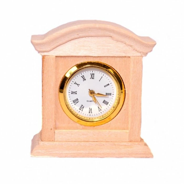 Barewood Working Mantel Clock