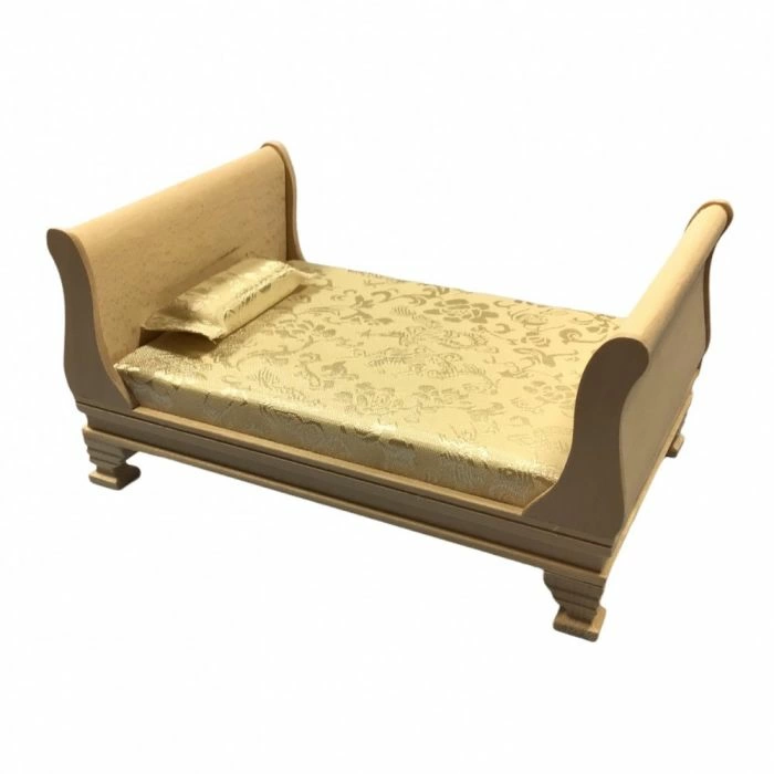 Barewood Double Sleigh Bed