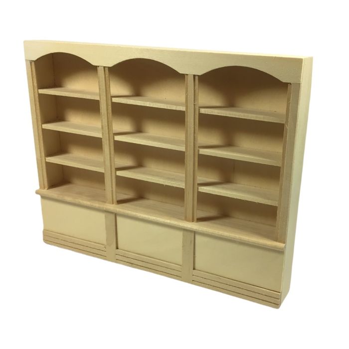 Large Barewood Bookcase