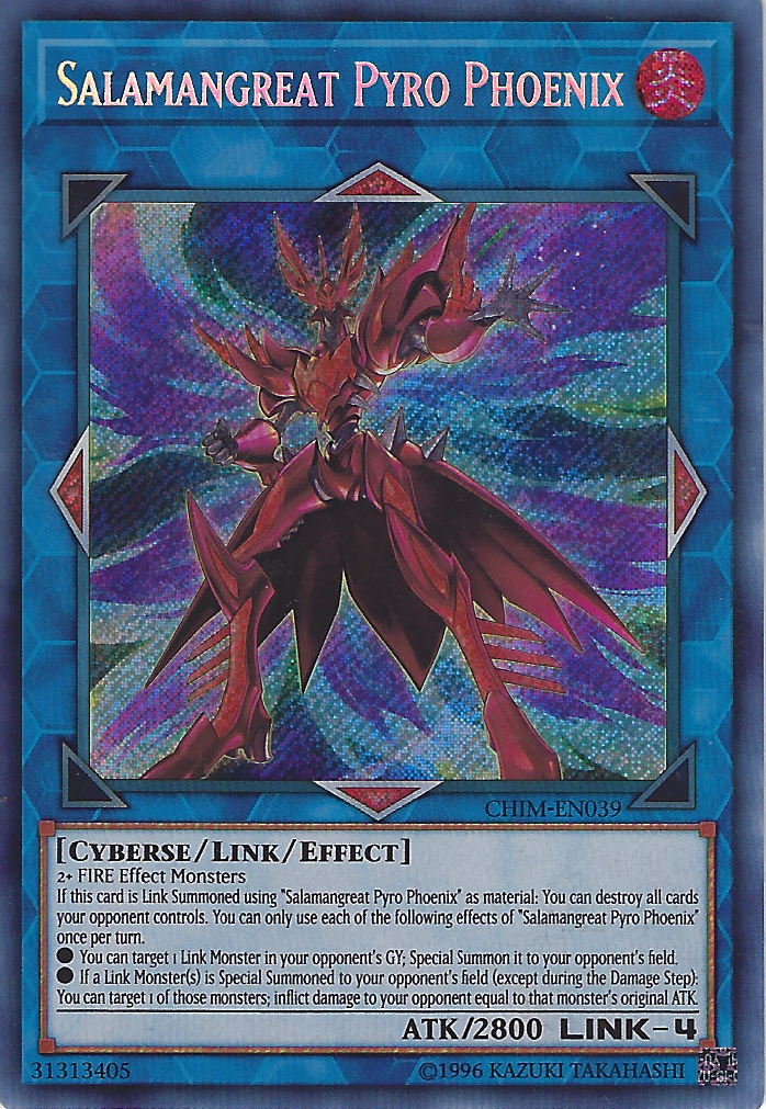 Salamangreat Pyro Phoenix (CHIM-EN039) Secret Rare - Near Mint Unlimit