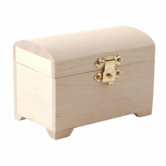 Barewood Hinged Chest