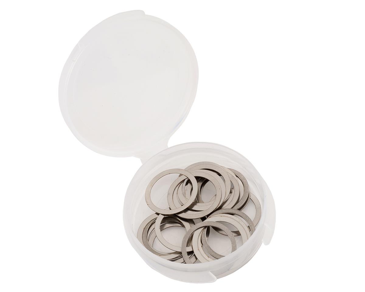 Team Brood 12x15mm Steel Shim Assortment w/Plastic Container (28) (0.1/0.2/0.3/0.5mm)