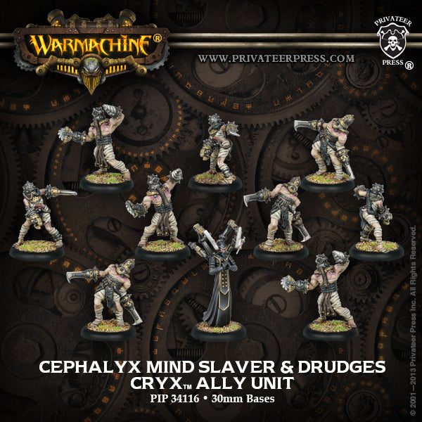 Warmachine: Cryx - Cephalyx: Mind Slaver & Drudges, Ally Mercenaries U