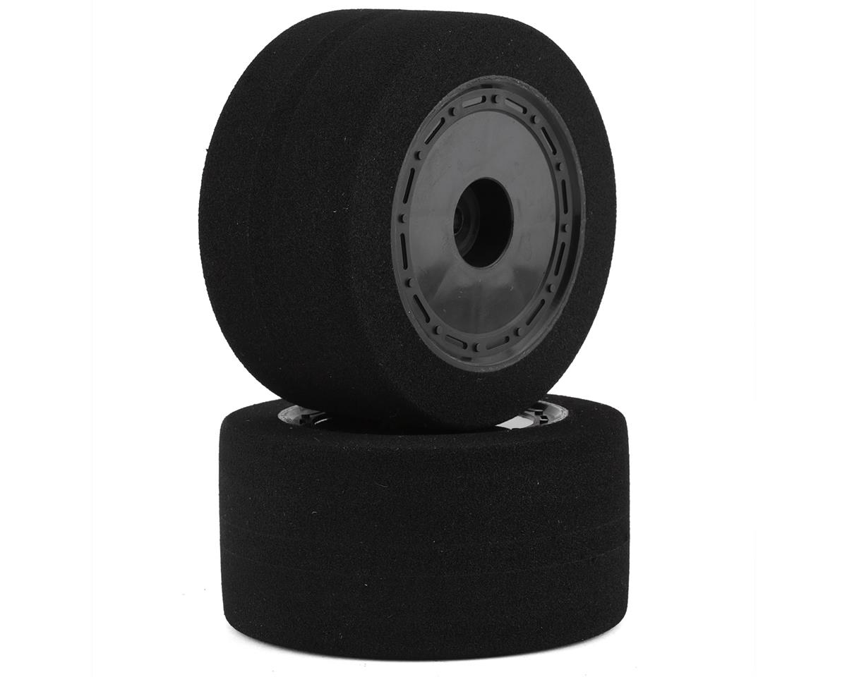 BSR Racing Custom Works Dirt Oval Rear Mounted Foam Tires (2) (Teal)