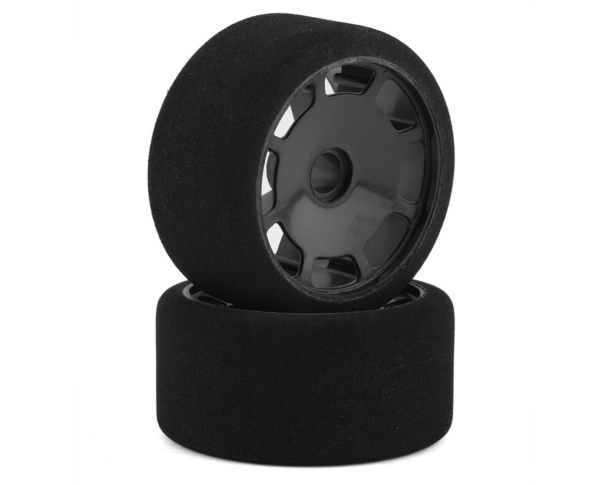 BSR Racing 1/10 Front Pre-Mounted Foam Tires (2) (Yellow)