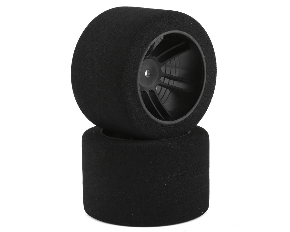 BSR Racing Drag Foam Tires (Black) (2) (45mm Wide) (35 Shore) w/12mm Hex
