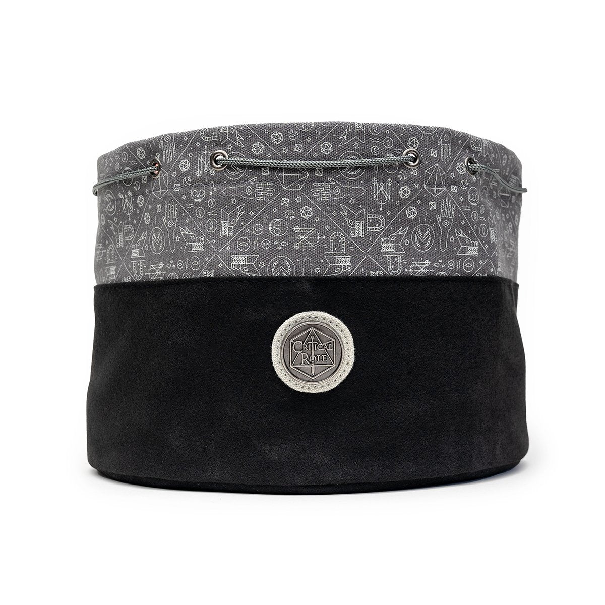 Critical Role: Vox Machina - Bailey's Dice Bag of Hoarding: Gray/Black