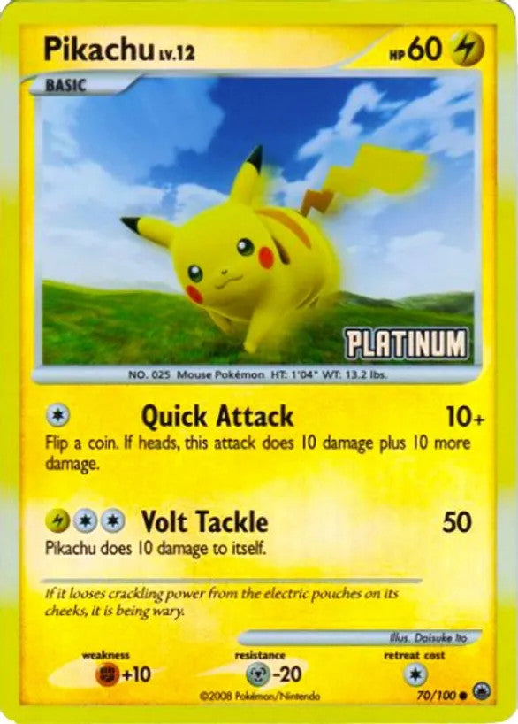 Pikachu (70/100) Platinum
