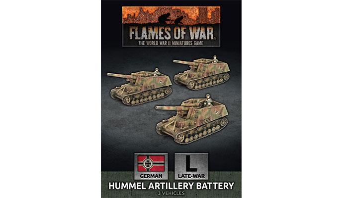 Flames of War: WWII: German (GBX158) - Hummel 15cm SP Artillery Batter
