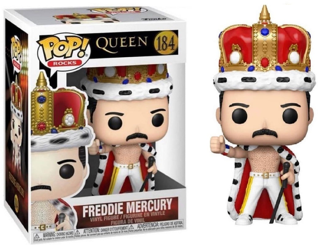 POP Figure: Icons #0184 - Queen - Freddie Mercury (King)