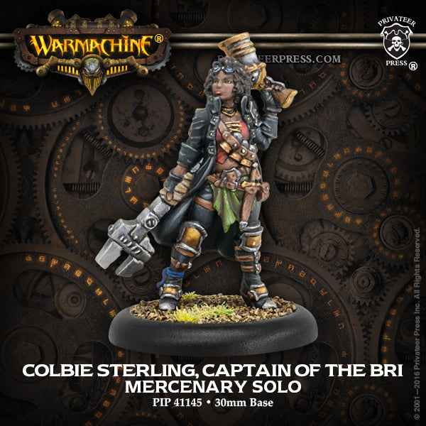 Warmachine: Mercenaries - Colbie Sterling, Leader of the Black River I