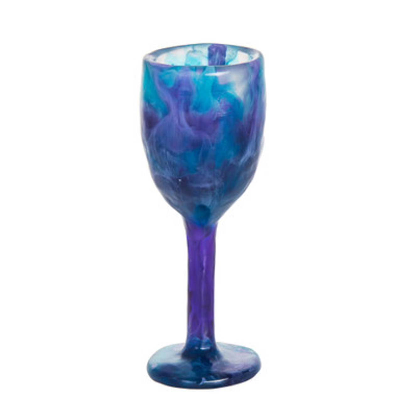 Kiddush Cup Blue Haze Resin