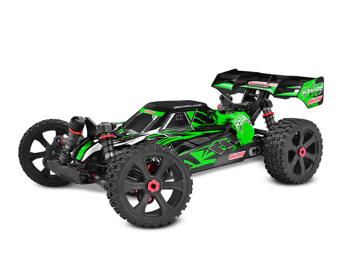Corally Asuga XLR 6S 4WD Brushless Large Scale RTR Buggy (Green) w/2.4GHz Radio