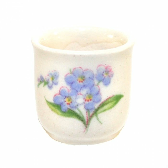 Large White Patterned Flower Pot
