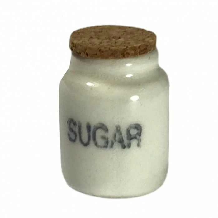 White Sugar Storage Jar