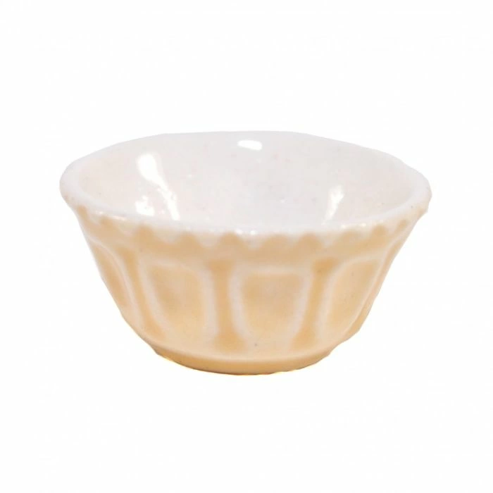 Large Cream & White Mixing Bowl
