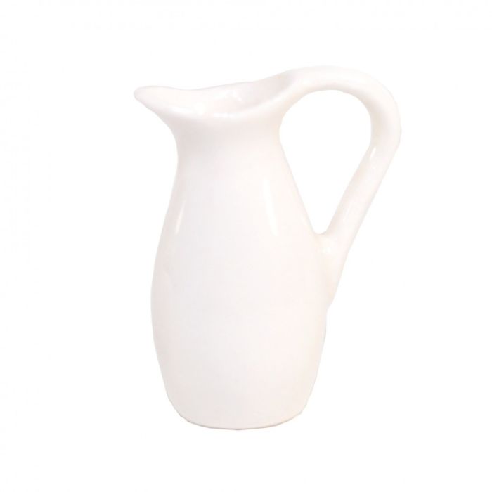 Small White Jug with Handle