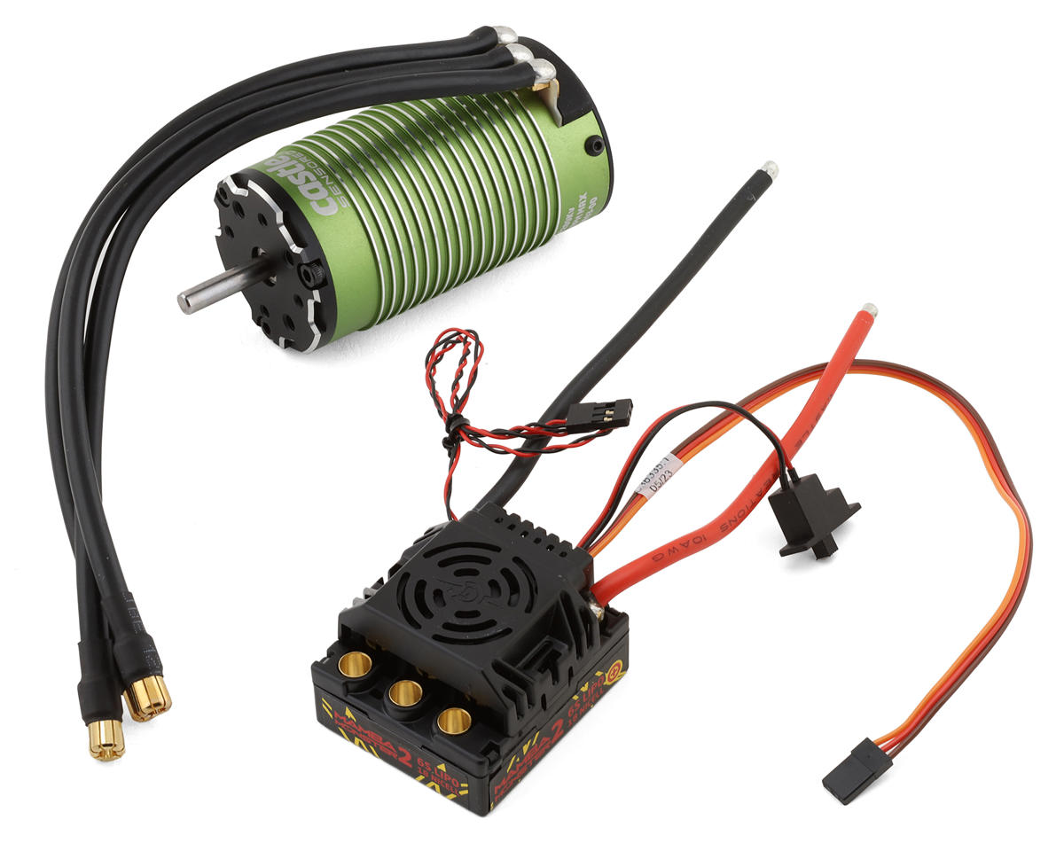 Castle Creations Monster 2 1/8 (25V) Waterproof ESC Combo w/1515 V2 Motor (2200kV)