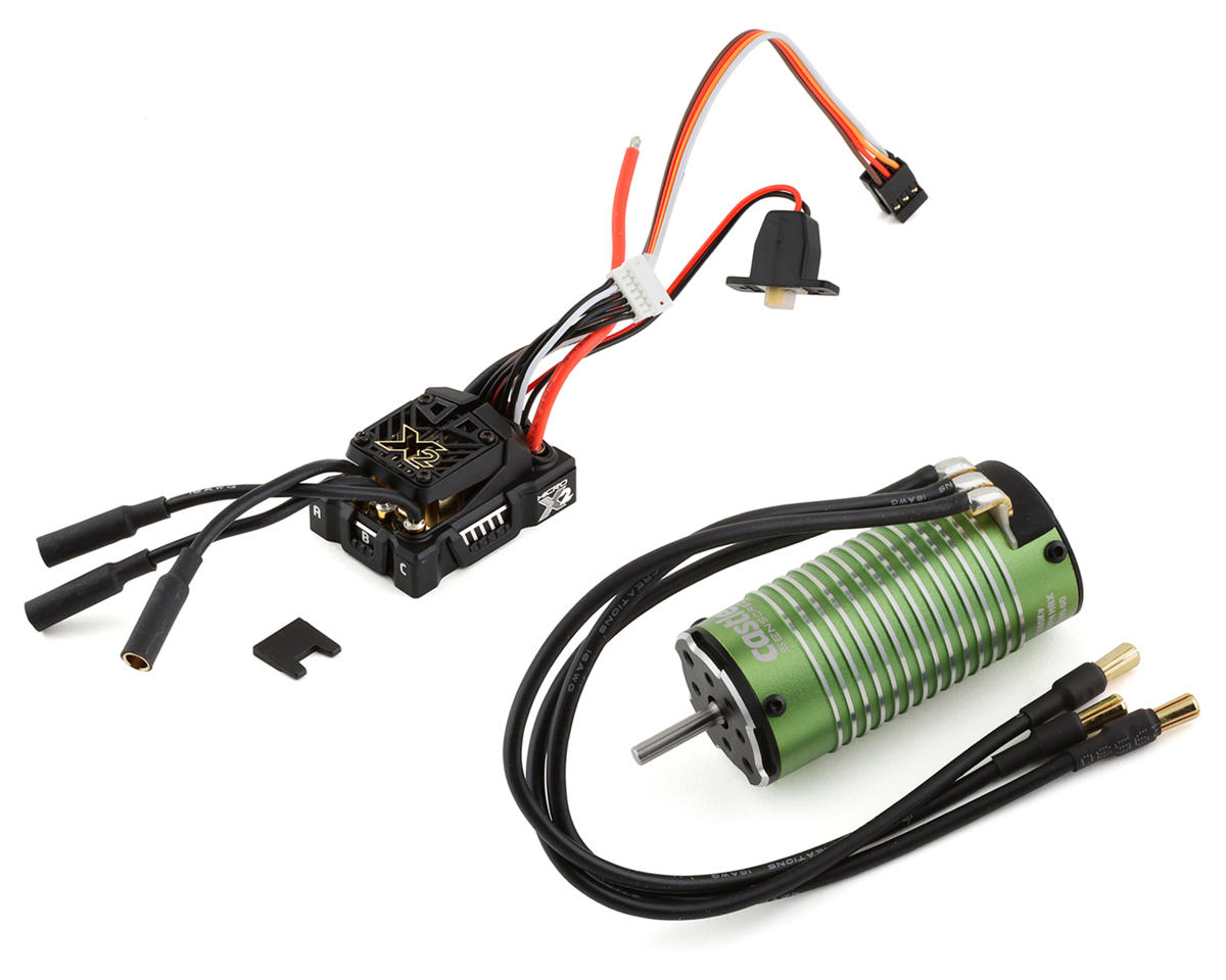 Castle Creations Mamba Micro X2 Waterproof 1/14th Scale Sensored Brushless Combo (4400Kv)