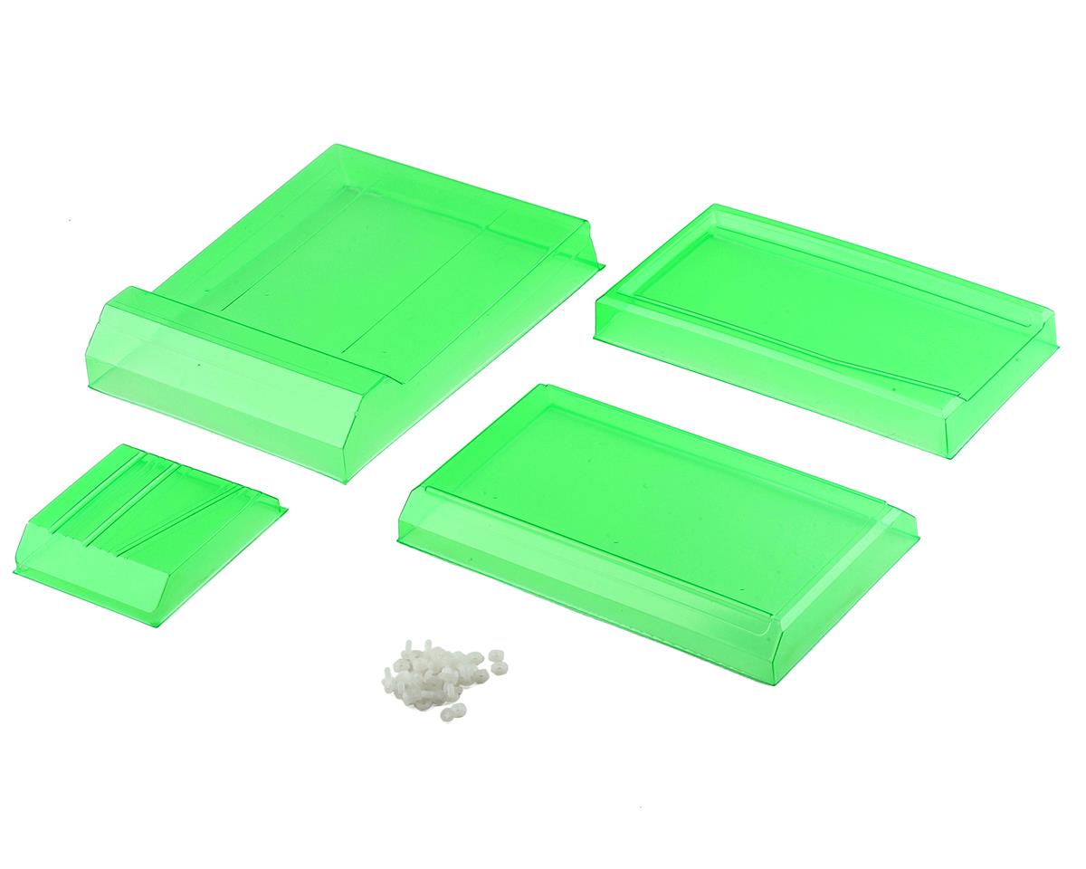 Custom Works 6x6" Flat Sprint Top Wing w/Mounts