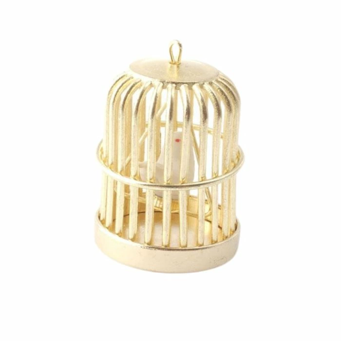 Brass Birdcage and Bird