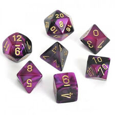 CHX26440: Gemini - Poly Set Black-Purple w/gold (7)