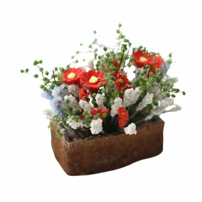 Flowers In Trough